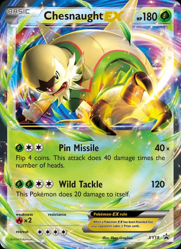 Chesnaught EX — XY Black Star Promos, None
