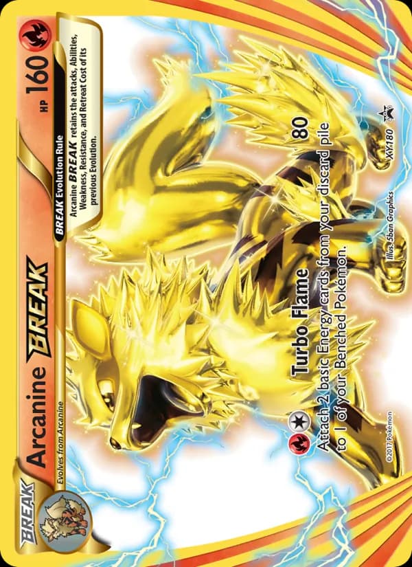 Arcanine BREAK — XY Black Star Promos, Common
