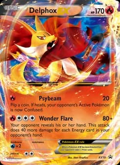 Delphox EX — XY Black Star Promos — None