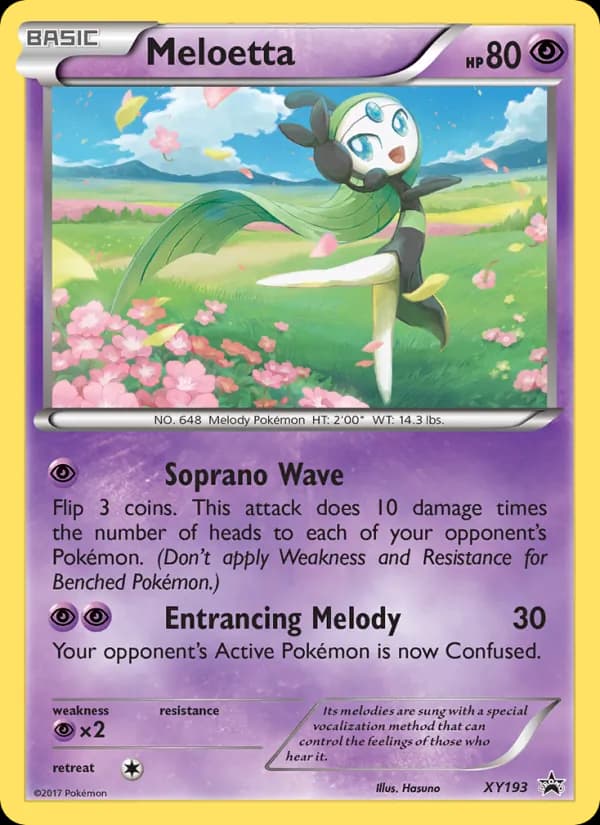 Meloetta — XY Black Star Promos, Common