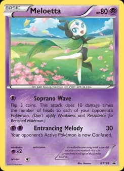 Meloetta — XY Black Star Promos — Common