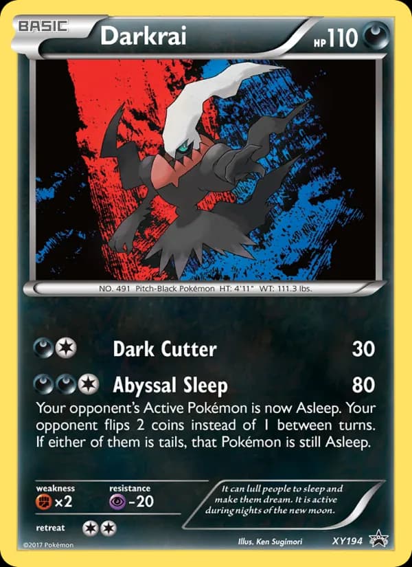 Darkrai — XY Black Star Promos, Common