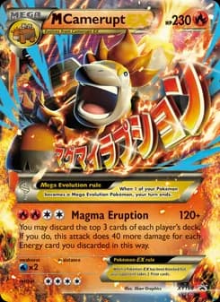 M Camerupt-EX — XY Black Star Promos — Common