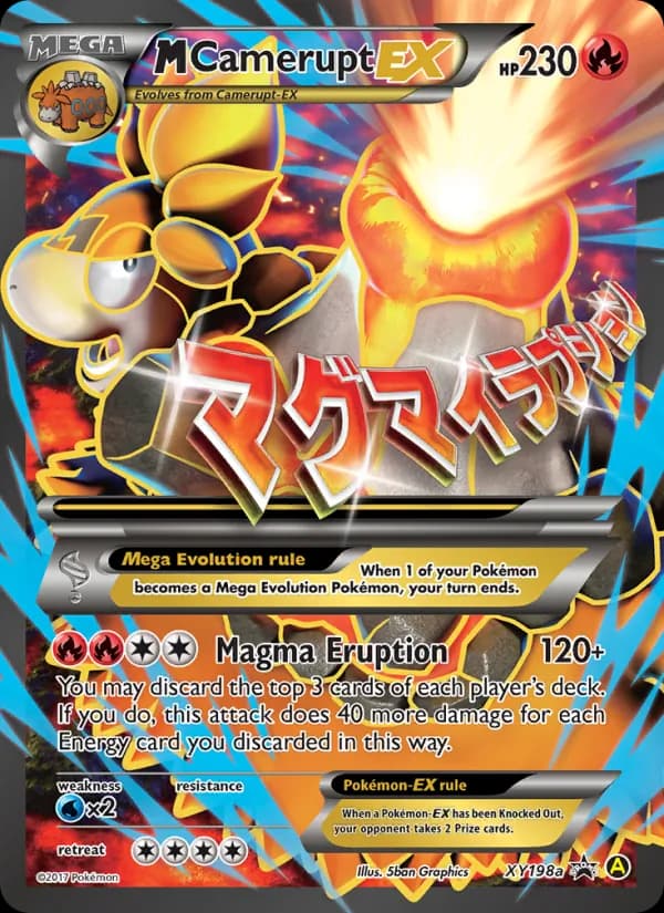 M Camerupt-EX — XY Black Star Promos, Common