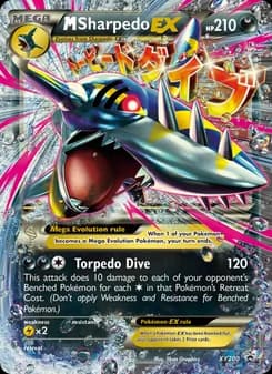 M Sharpedo-EX — XY Black Star Promos — Common