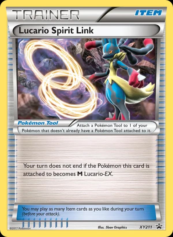 Lucario Spirit Link — XY Black Star Promos, Common