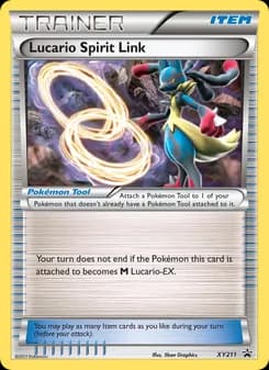 Lucario Spirit Link — XY Black Star Promos — Common