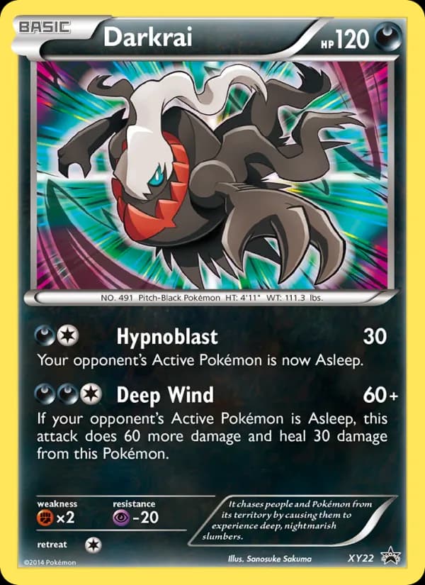 Darkrai — XY Black Star Promos, None