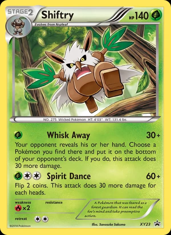 Shiftry — XY Black Star Promos, None