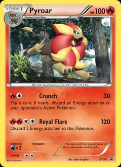 Pyroar — XY Black Star Promos — None