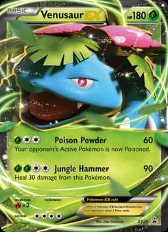 Venusaur EX — XY Black Star Promos — None