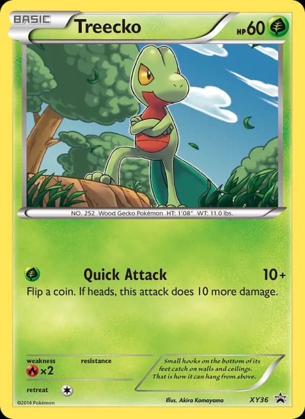 Treecko — XY Black Star Promos, None