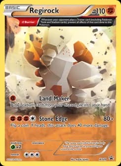 Regirock — XY Black Star Promos — None