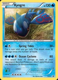 Kyogre — XY Black Star Promos — None