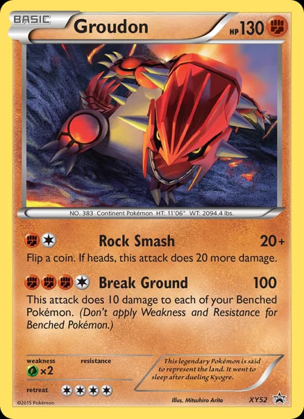 Groudon — XY Black Star Promos, None
