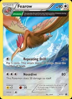 Fearow — XY Black Star Promos — None