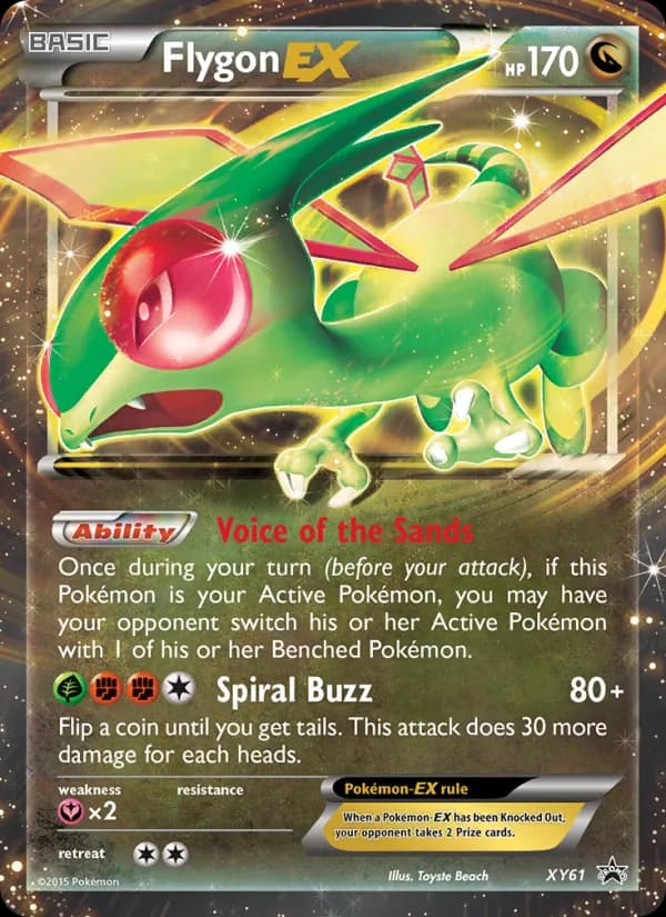 Flygon EX — XY Black Star Promos, None