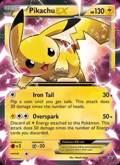 Pikachu EX — XY Black Star Promos — None