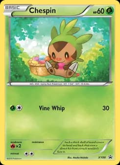 Chespin — XY Black Star Promos — None
