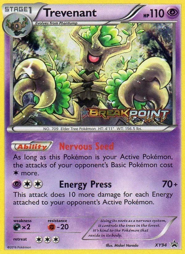 Trevenant — XY Black Star Promos, None