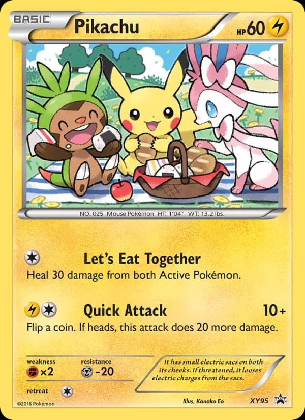 Pikachu — XY Black Star Promos, None