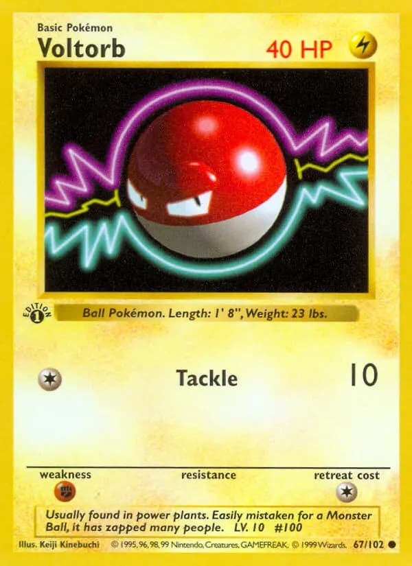 Voltorb — Base Set, Common