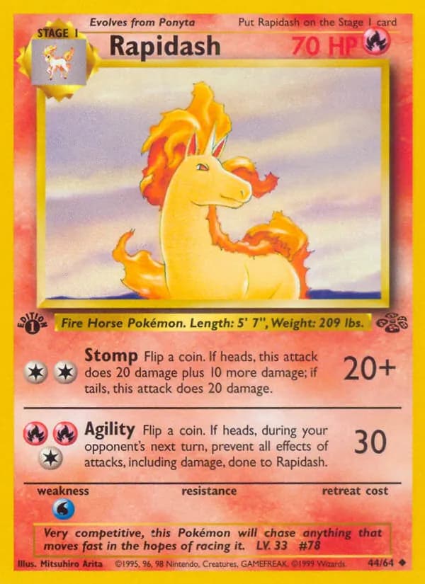 Rapidash — Jungle, Uncommon