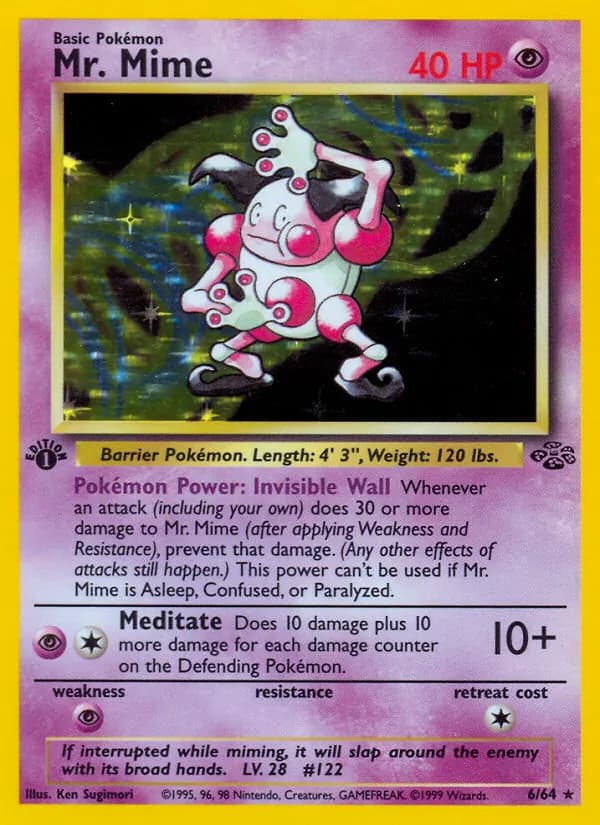 Mr. Mime — Jungle, Rare