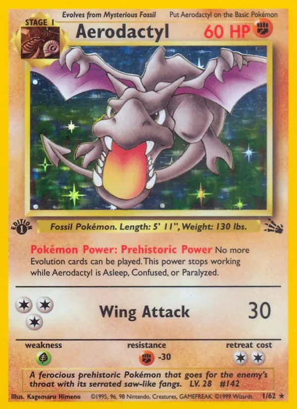 Aerodactyl — Fossil, Rare