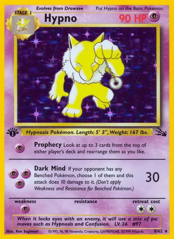Hypno — Fossil, Rare