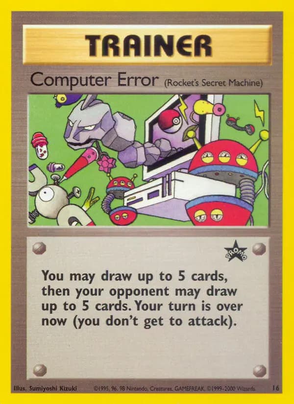 Computer Error — Wizards Black Star Promos, Common