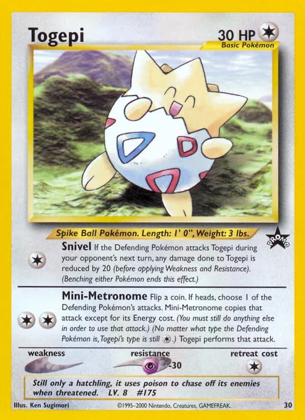 Togepi — Wizards Black Star Promos, Common