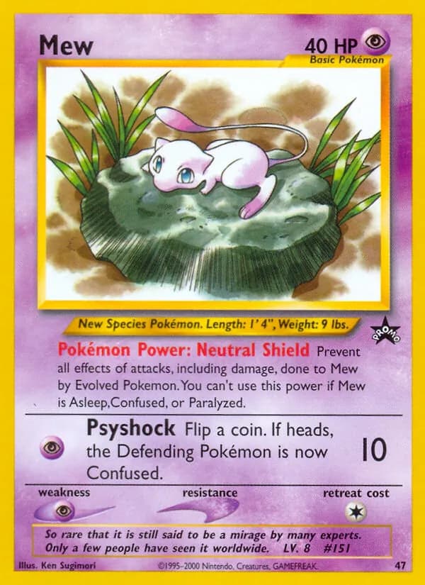Mew — Wizards Black Star Promos, Common
