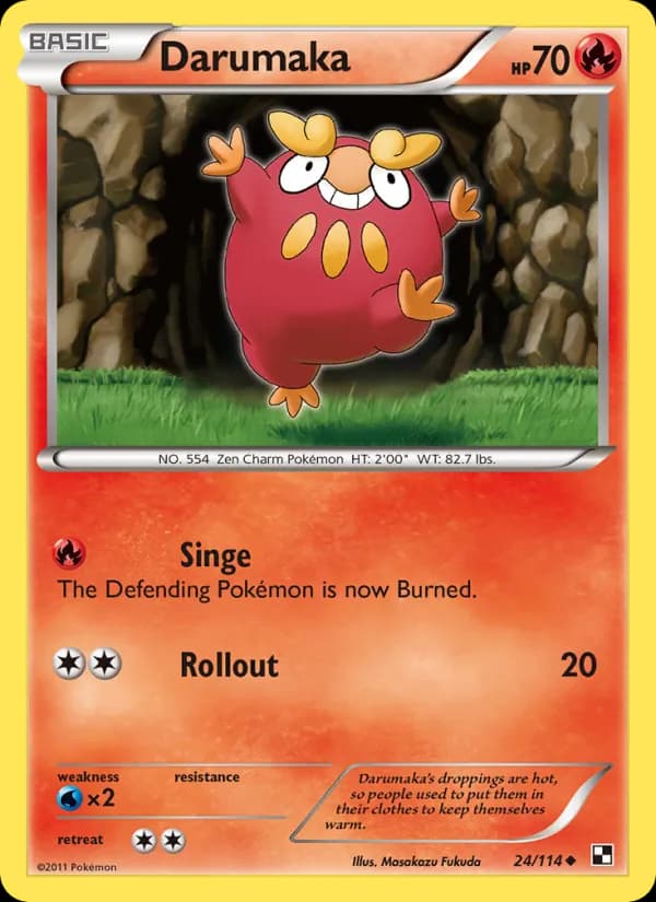 Darumaka — Black & White, Uncommon