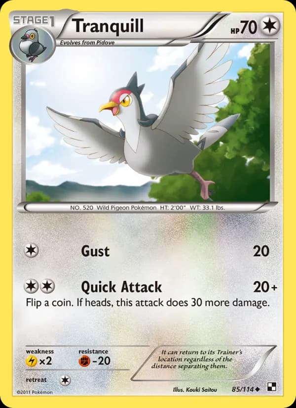 Tranquill — Black & White, Uncommon