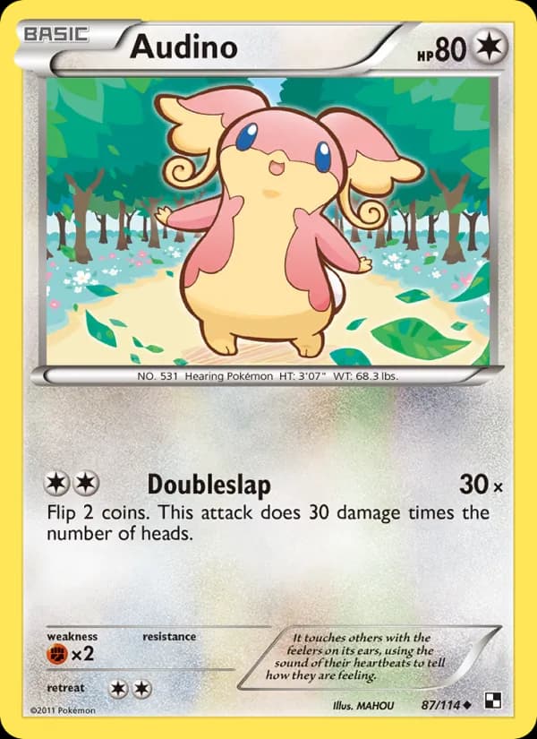 Audino — Black & White, Uncommon