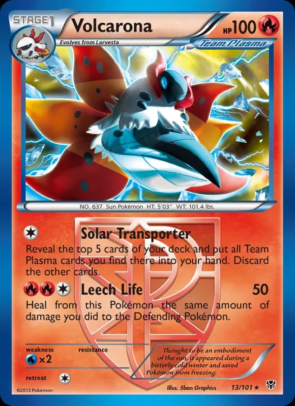 Volcarona — Plasma Blast, Rare