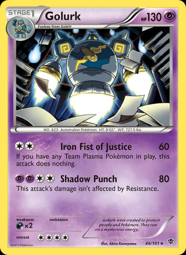 Golurk — Plasma Blast, Rare