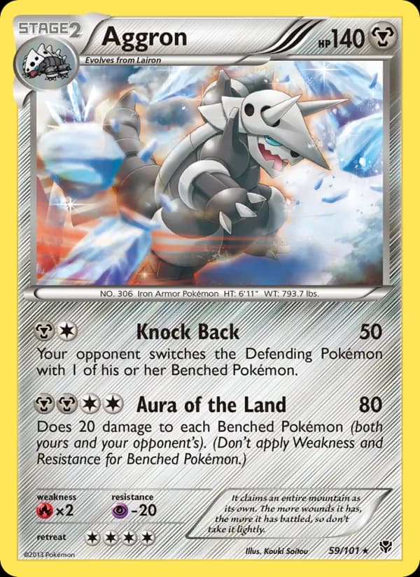 Aggron — Plasma Blast, Rare