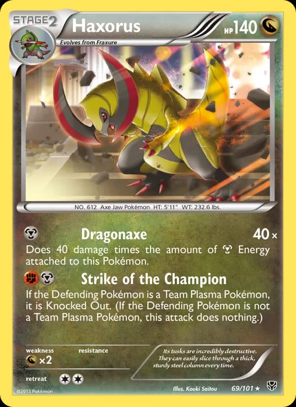Haxorus — Plasma Blast, Rare