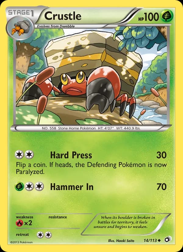 Crustle — Legendary Treasures, Uncommon