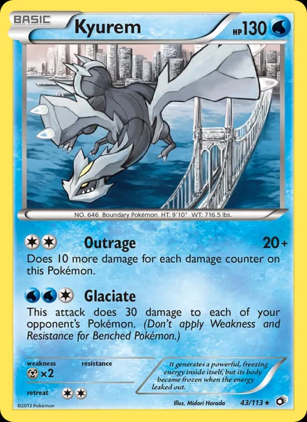Kyurem — Legendary Treasures, Rare