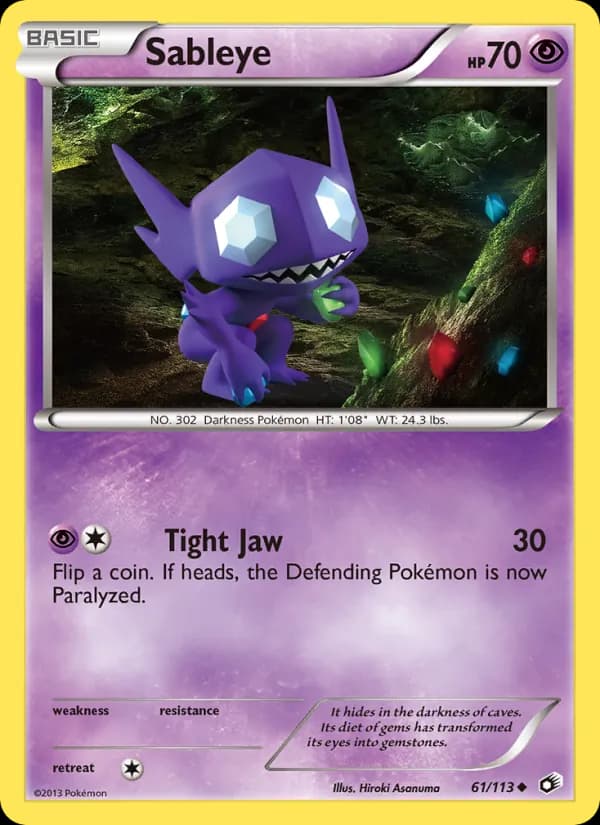 Sableye — Legendary Treasures, Uncommon