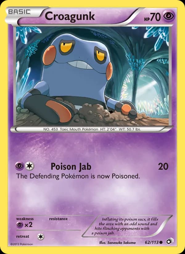 Croagunk — Legendary Treasures, Common