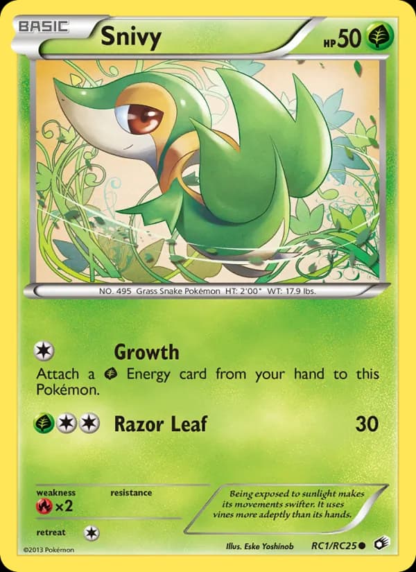 Snivy — Legendary Treasures, Common