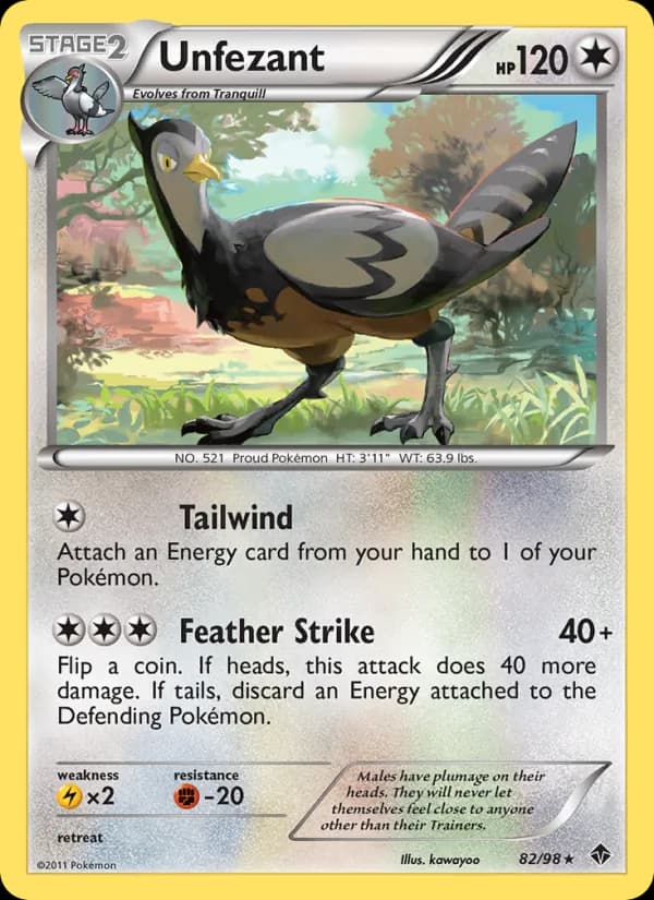 Unfezant — Emerging Powers, Rare