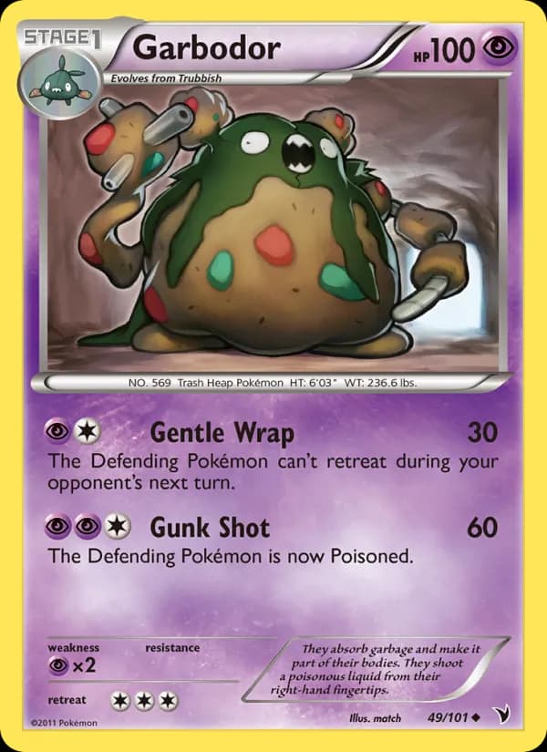 Garbodor — Noble Victories, Uncommon