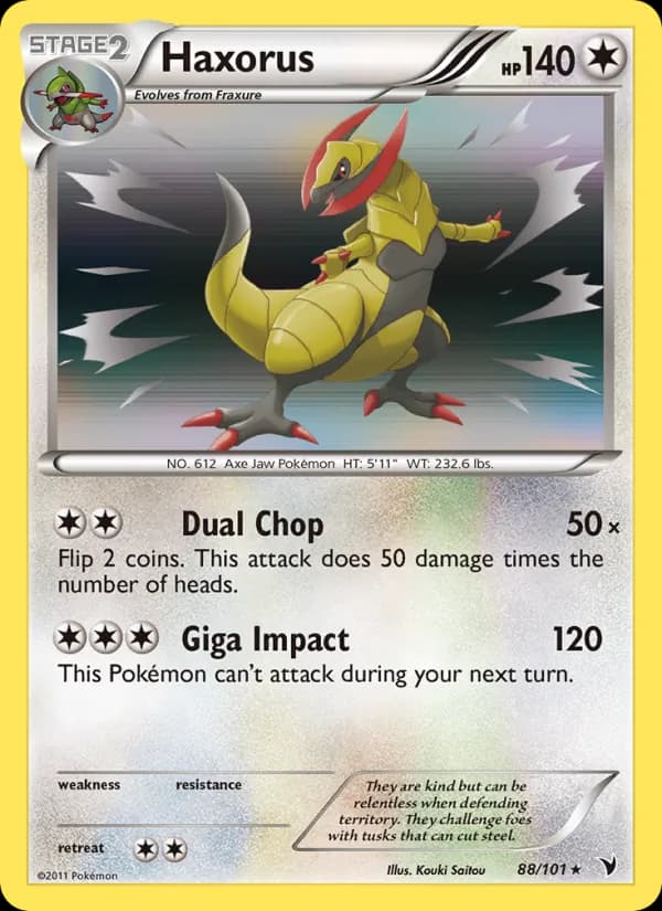 Haxorus — Noble Victories, Rare