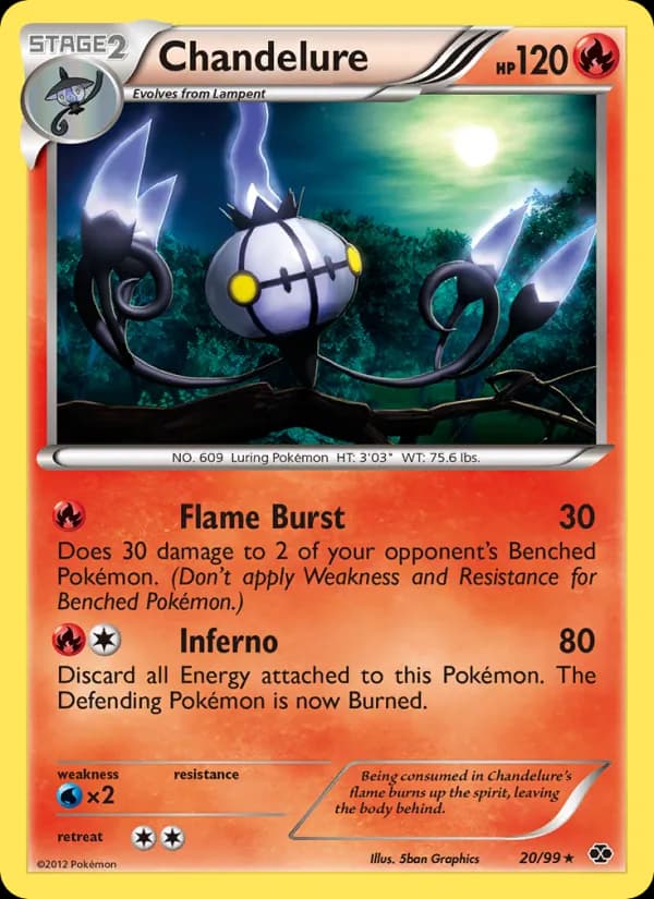 Chandelure — Next Destinies, Rare