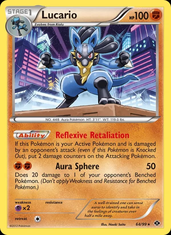 Lucario — Next Destinies, Rare